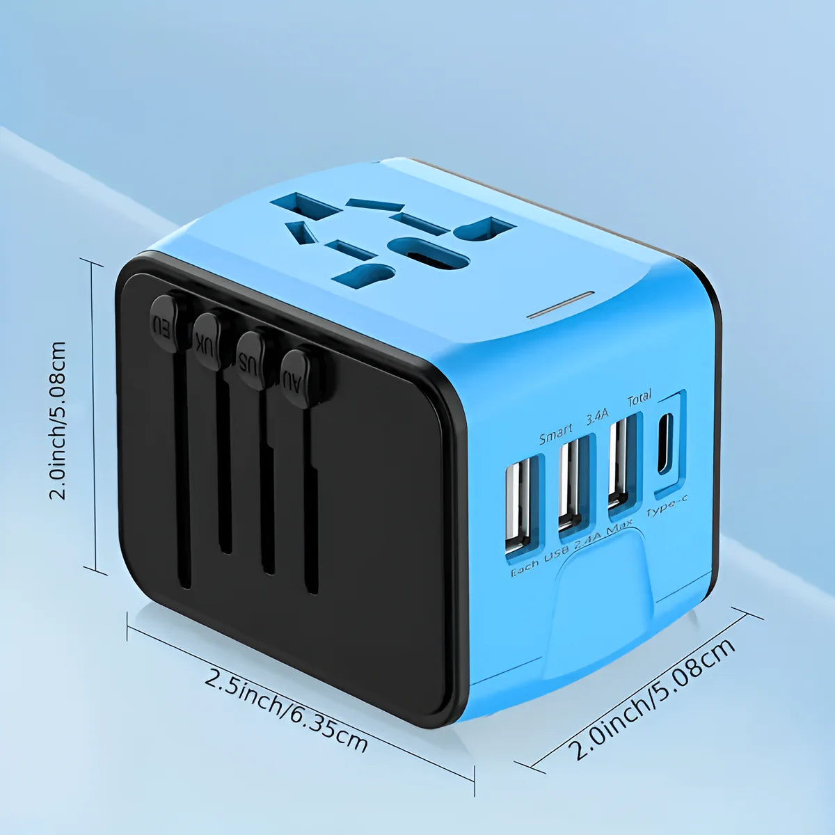 FIXHUB™ PORTABLE UNIVERSAL TRAVEL ADAPTER