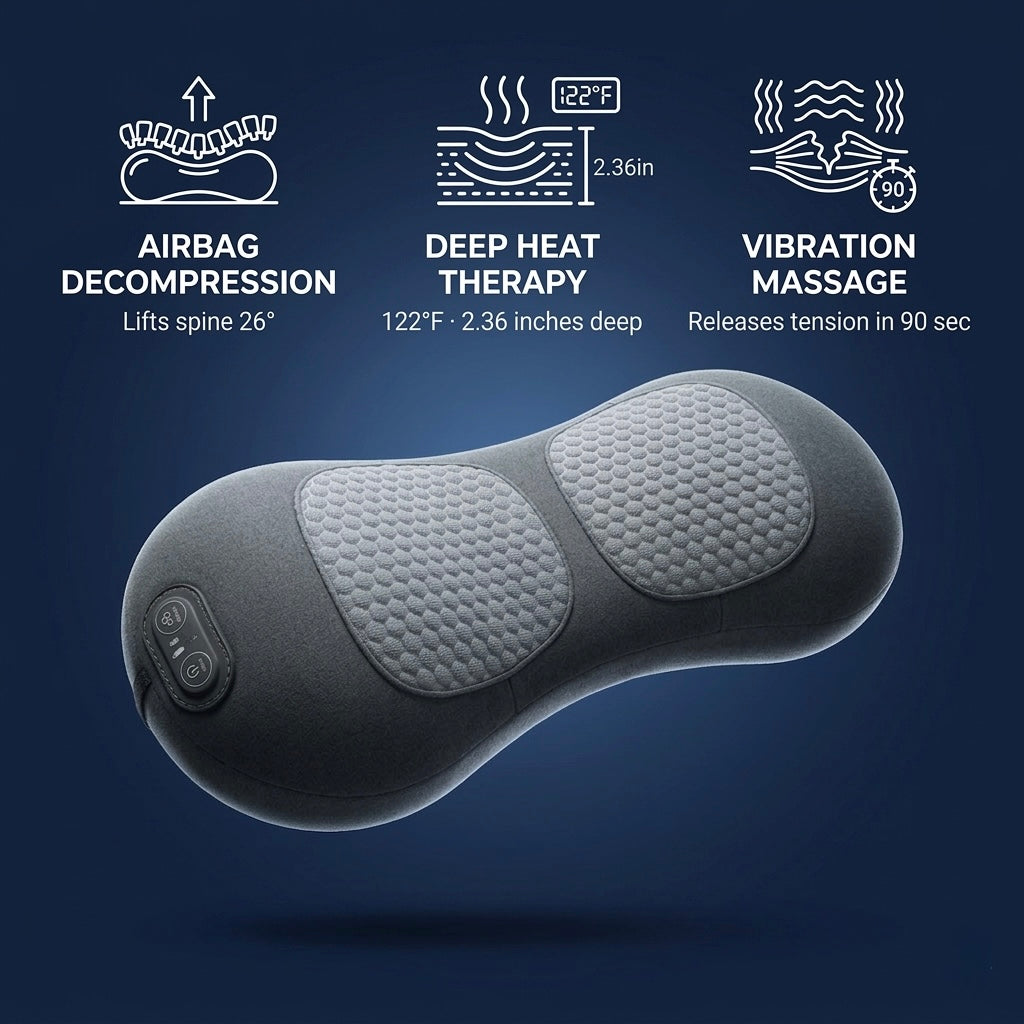 HuggBack™ 3-in-1 Massager