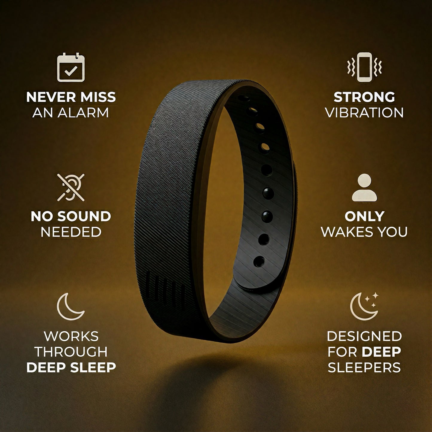 Wakeora Band™  – A Silent Alarm You Actually Can't Sleep Through