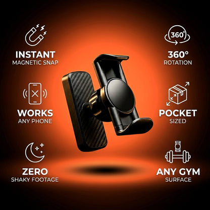 MagNode™ — The Gym Phone Mount That Fits in Your Pocket