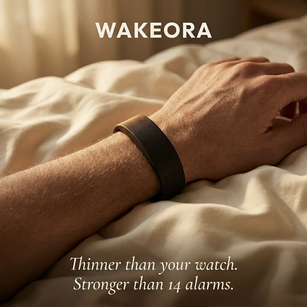 Wakeora Band™  – A Silent Alarm You Actually Can't Sleep Through
