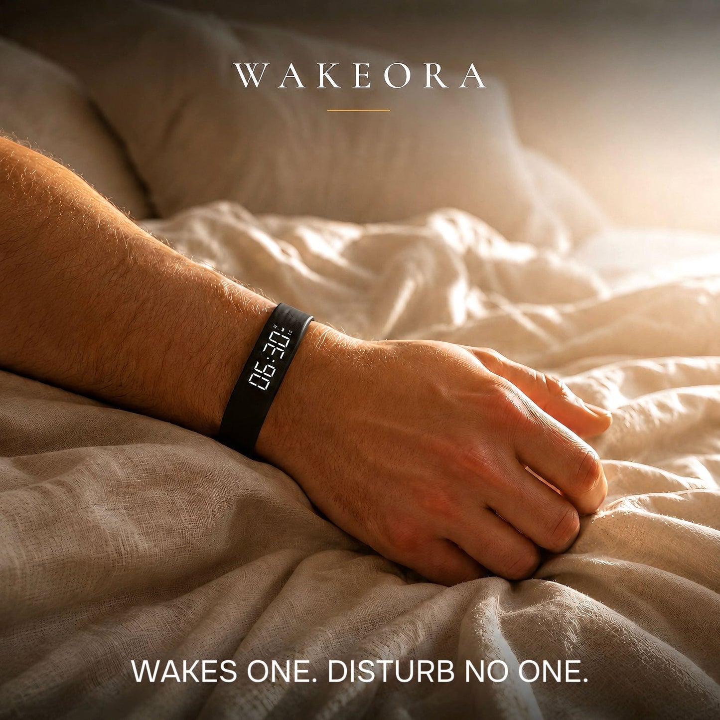 Wakeora Band™ – The alarm you can't sleep through