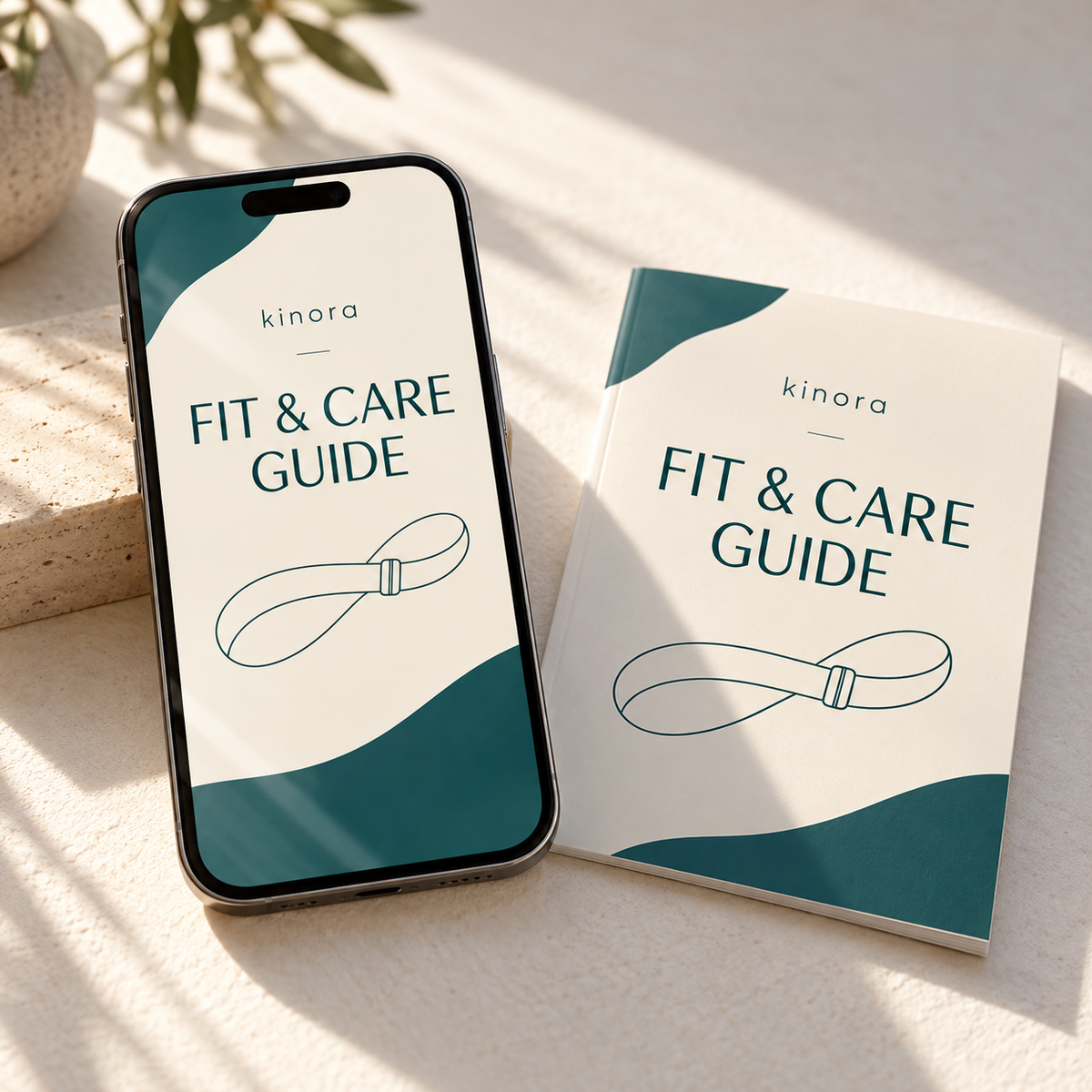 Kinora digital Fit and Care Guide