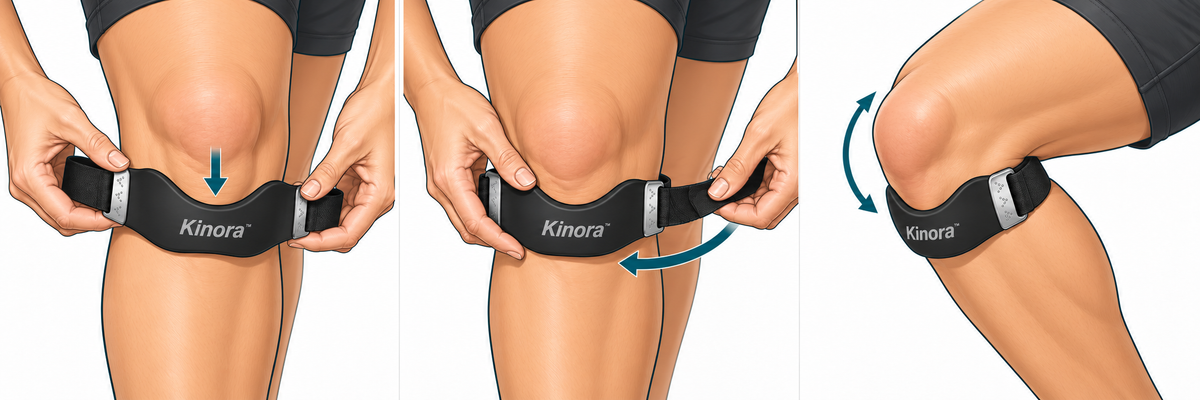 Illustrated Kinora™ fitting step